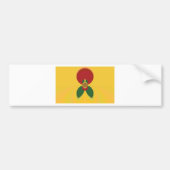 Rasta Kleuren Abstracte Art Print Bumpersticker (Voorkant)