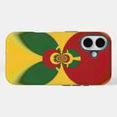 Rasta Kleuren Abstracte Art Print Case-Mate iPhone Case (Achterkant (horizontaal))