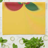 Rasta Kleuren Abstracte Art Print Theedoek (Gevouwen)