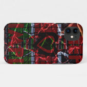 Rasta-kleuren Case-Mate iPhone Case (Achterkant (horizontaal))