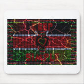 Rasta-kleuren Muismat (Voorkant)