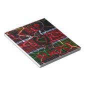 Rasta-kleuren Notitieblok (Schuin)