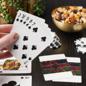 Rasta-kleuren Pokerkaarten (Insitu)