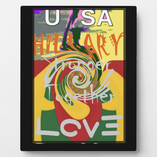 Rasta Kleuren Rood Gouden Groen Hillary Art Print Fotoplaat (Voorkant)