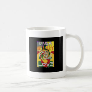 Rasta Kleuren Rood Gouden Groen Hillary Art Print Koffiemok