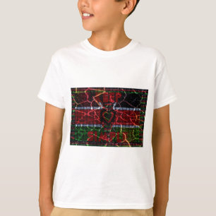 Rasta-kleuren T-shirt