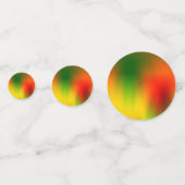 Rasta kleurenspat confetti (Voorkanten)