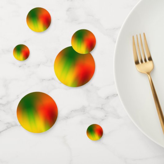 Rasta kleurenspat confetti (Groep)