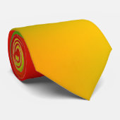 Rasta Kleurensplash Stropdas (Opgerold)