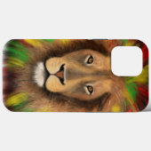 Rasta leeuw hoofd rood geel groen tekening Jamaica Case-Mate iPhone Case (Achterkant (horizontaal))
