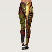 Rasta Leeuw van Juda Broek Leggings (Achterkant)