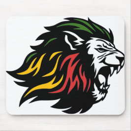 RASTA Leeuw van Juda | Rood Goud Groen Muismat