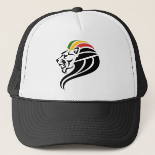 RASTA Leeuw van Juda Rood Goud Groen Trucker Pet