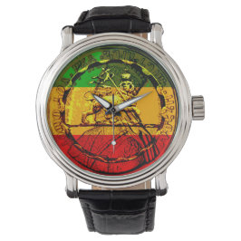 Rasta Leeuw van Judah Horloge Diverse Design