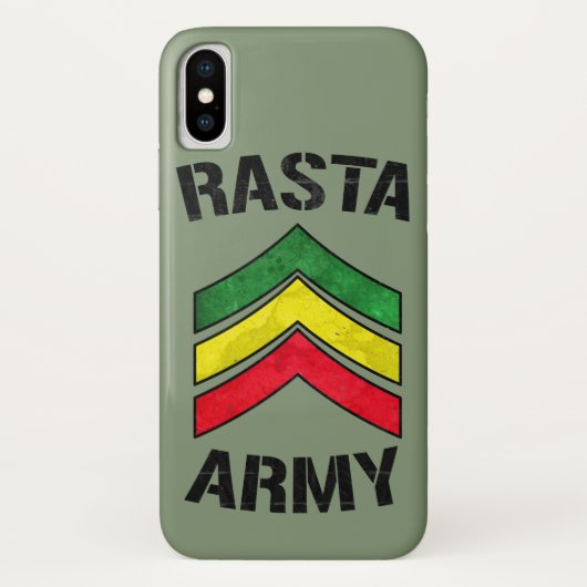 Rasta-leger Case-Mate iPhone Case (Achterkant)