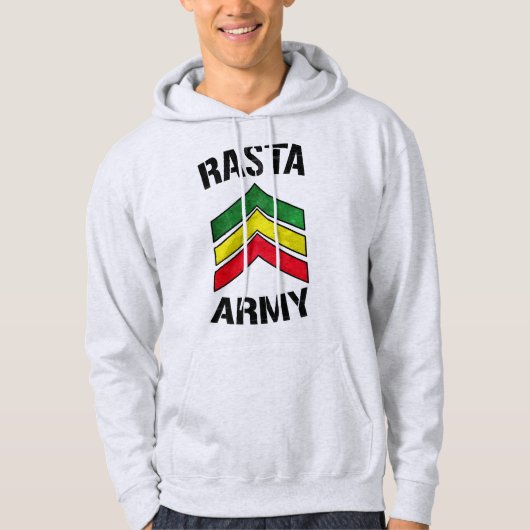 Rasta-leger Hoodie (Voorkant)