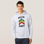 Rasta-leger Hoodie (Voorkant volledig)