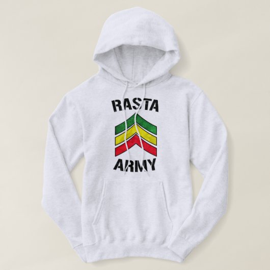 Rasta-leger Hoodie (Design voorkant)