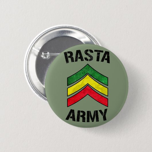 Rasta-leger Ronde Button 5,7 Cm (Voorkant /achterkant)