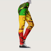 Rasta Leggings Lion of Judah Design (Rechts)