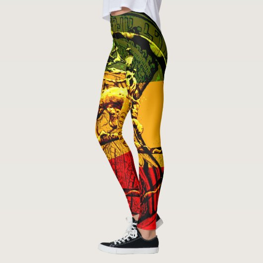 Rasta Leggings Lion of Judah Design (Links)