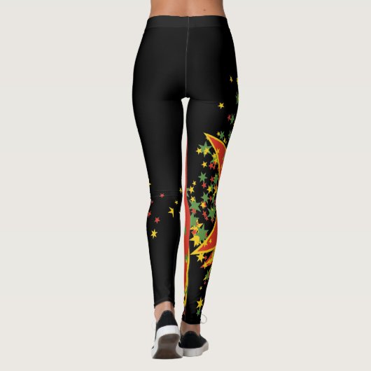 Rasta Leggings Star Explosion (Achterkant)