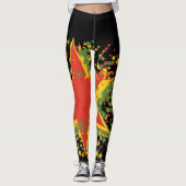 Rasta Leggings Star Explosion (Voorkant)