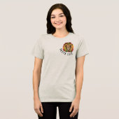 Rasta Life Lion Head Rood Groen Geel Jamaica Real Tri-Blend Shirt (Voorkant volledig)