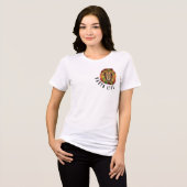 Rasta Life Lion Head Rood Groen Geel Jamaica Real Tri-Blend Shirt (Voorkant volledig)