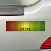 Rasta_Line_Background_by_TheDeviant426, RASTA Bumpersticker (Op auto)