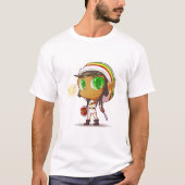Rasta Link - Legend of Zelda Fan Fiction Apparel T-shirt (Voorkant)