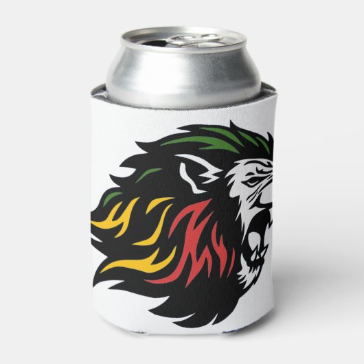 Rasta Lion Blikjeskoeler (Blikje Voorkant)