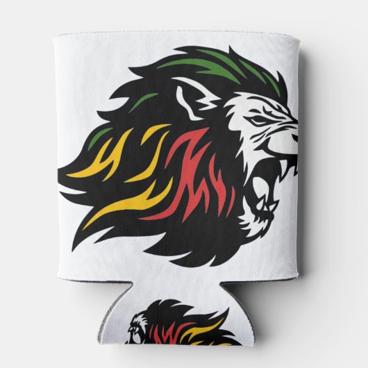 Rasta Lion Blikjeskoeler (Achterkant)