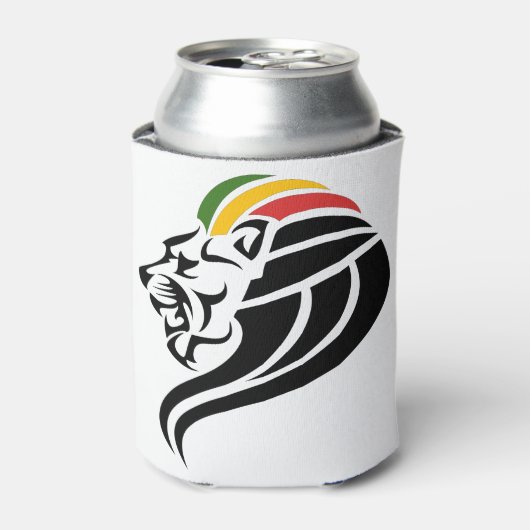 Rasta Lion Blikjeskoeler (Blikje Voorkant)