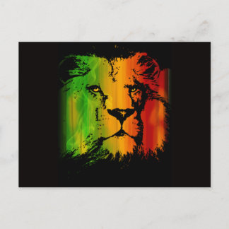 Rasta Lion Briefkaart