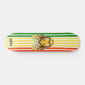 Rasta Lion Crest Skateboard (Horizontaal)
