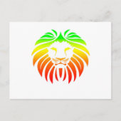 Rasta Lion Head Briefkaart (Voorkant)