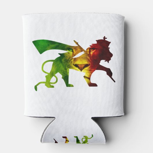 Rasta Lion Judah Blikjeskoeler (Achterkant)