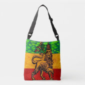 Rasta Lion Judah Flag Crossbody Tas (Voorkant)