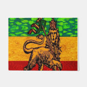Rasta Lion Judah Flag Deurmat (Voorkant)