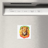 Rasta Lion Judah Magneet (Insitu (Vaatwasser))