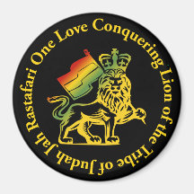 Rasta Lion Judah Magnet