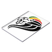 Rasta Lion Judah Notitieboek (Linkerzijde)
