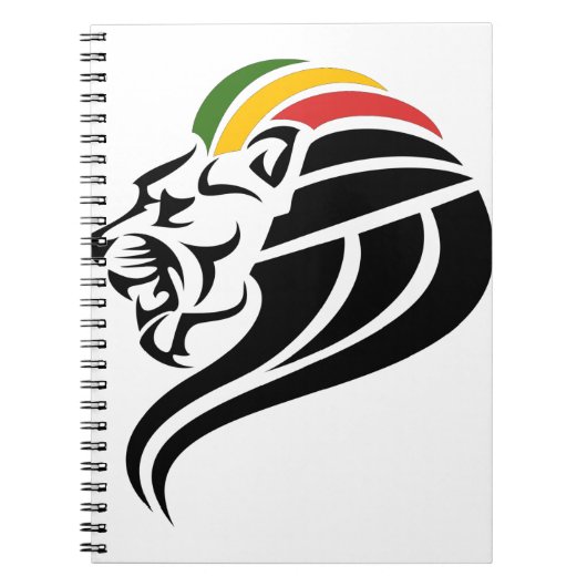 Rasta Lion Judah Notitieboek (Voorkant)