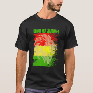 Rasta Lion Judah Reggae Roots Jamaica Rasta Reg. T-shirt