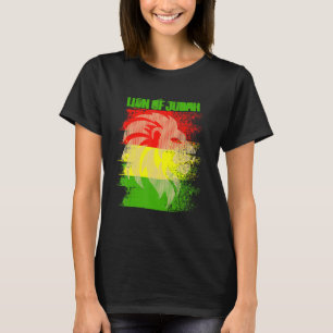 Rasta Lion Judah Reggae Roots Jamaica Rasta Reg. T-shirt