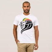 Rasta Lion Judah T-Shirt (Voorkant volledig)