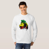 Rasta Lion Judah T-Shirt (Voorkant volledig)