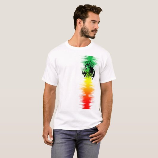 Rasta - Lion Judah T-shirt (Voorkant volledig)