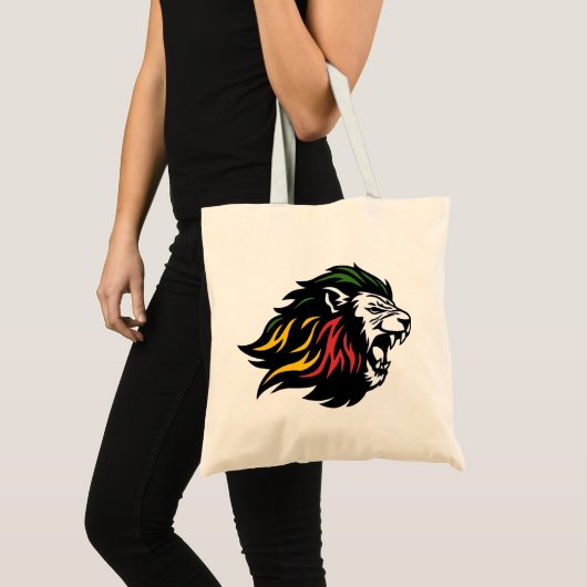 Rasta Lion Judah Tote Bag (Voorkant (product))
